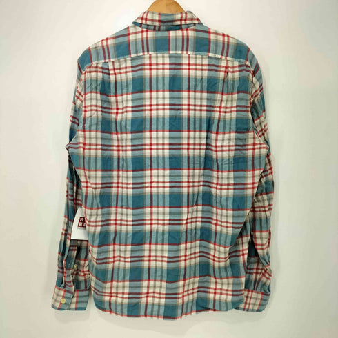 ジェイクルー J.CREW SLIM PLAID FLANNEL SHIRT スリム プラッド フランネル シャツ メンズ import:L