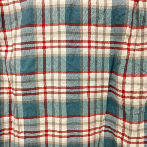 ジェイクルー J.CREW SLIM PLAID FLANNEL SHIRT スリム プラッド フランネル シャツ メンズ import:L