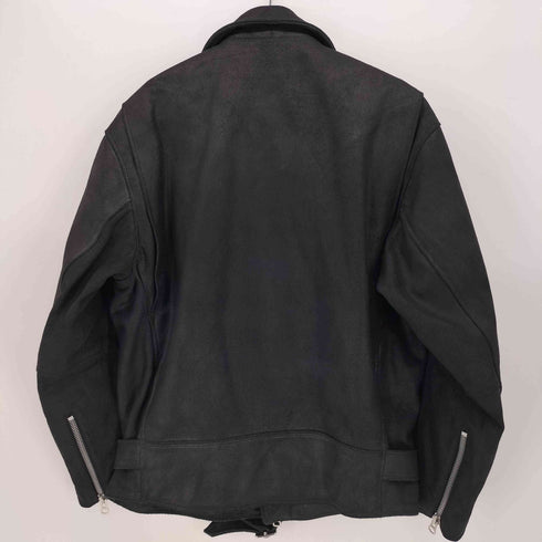 エックスガール X-girl COW LEATHER DOUBLE RIDERS JACKET オーバーサイズ カウレザー ダブルライダースジャケット レディース JPN:2