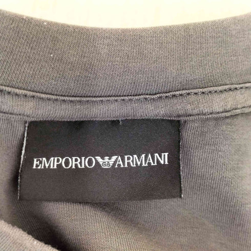 エンポリオアルマーニ EMPORIO ARMANI ロゴ刺繍プリント スウェット メンズ XL
