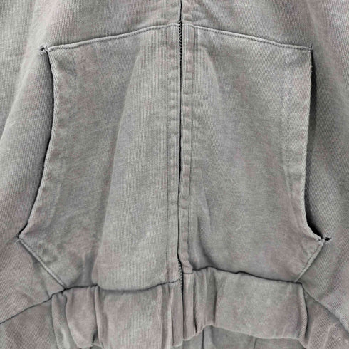ザラ ZARA ウォッシュ加工ジップアップフーディ メンズ import:S
