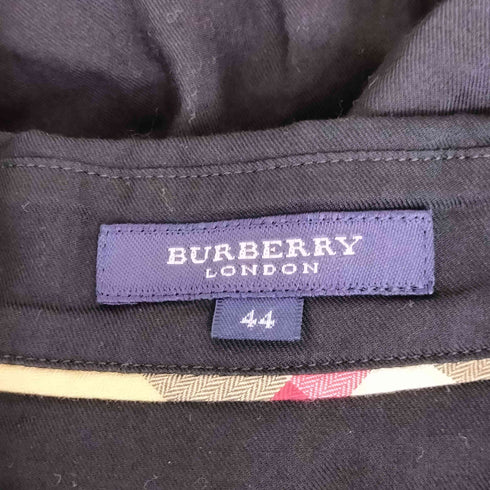 バーバリーロンドン BURBERRY LONDON ベルト付き ピンタックデザイン 半袖シャツワンピース レディース 44