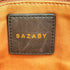 サザビー SAZABY モノグラム レザーパイピング トートバッグ レディース