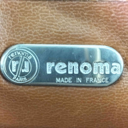 レノマ renoma PARIS 巾着 レザーショルダーバッグ レディース