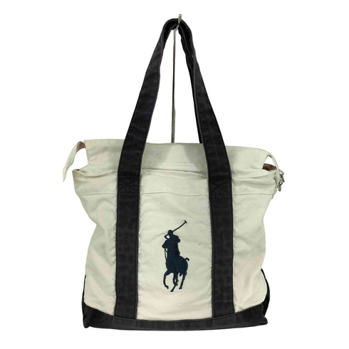 ポロバイラルフローレン Polo by RALPH LAUREN ビッグポニー キャンバス トートバッグ レディース