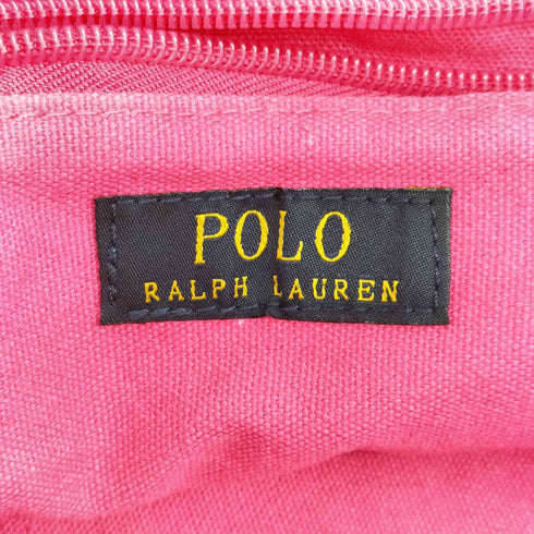 ポロバイラルフローレン Polo by RALPH LAUREN ビッグポニー キャンバス トートバッグ レディース