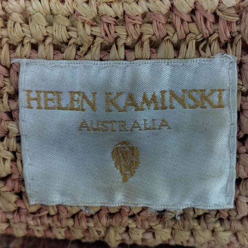 ヘレンカミンスキー HELEN KAMINSKI ラフィア素材 ワンショルダーかごバッグ レディース