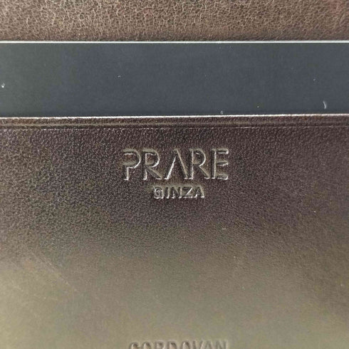 PRARE GINZA プレリーギンザ コードバン 二つ折り 財布 メンズ