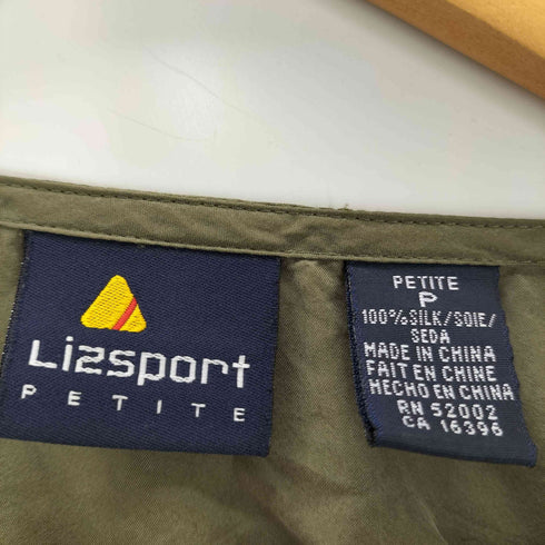 Lizsport PETITE リズスポーツプチ 90S シルク 100% ノースリーブ トップス カットソー タンクトップ レディース P