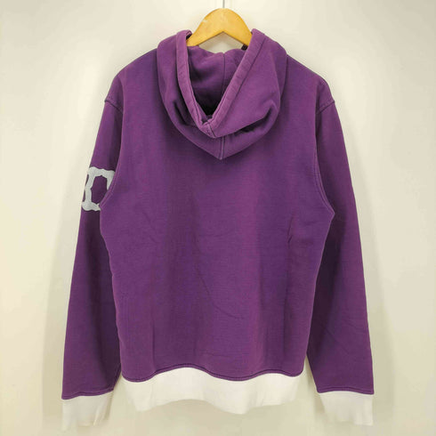 ステューシー Stussy 00S OLD LA チェック ロゴ ジップアップ フーディ メンズ import:L