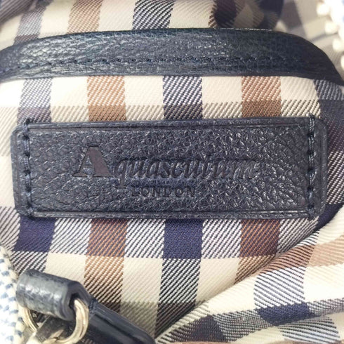 アクアスキュータム AQUASCUTUM レザー ボディバッグ メンズ