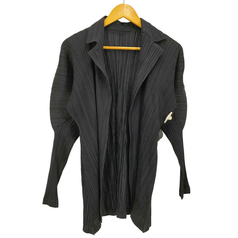 プリーツプリーズイッセイミヤケ PLEATS PLEASE ISSEY MIYAKE プリーツ ボタンレス ジャケット レディース JPN:3