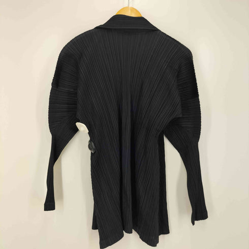 プリーツプリーズイッセイミヤケ PLEATS PLEASE ISSEY MIYAKE プリーツ ボタンレス ジャケット レディース JPN:3