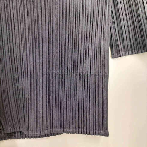 プリーツプリーズイッセイミヤケ PLEATS PLEASE ISSEY MIYAKE 00AW プリーツ ジップアップ ロング フーディ レディース JPN:3
