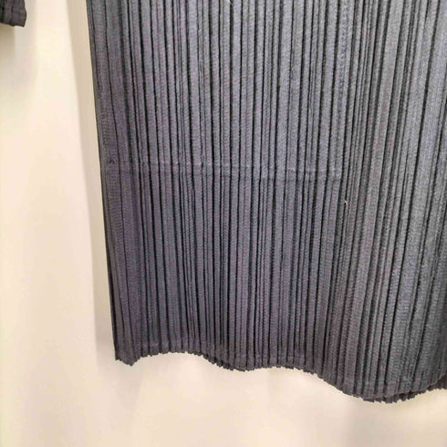 プリーツプリーズイッセイミヤケ PLEATS PLEASE ISSEY MIYAKE 00AW プリーツ ジップアップ ロング フーディ レディース JPN:3
