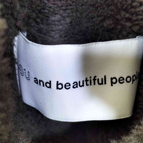 ビューティフルピープル beautiful people チェックボアブルゾン レディース JPN:XL