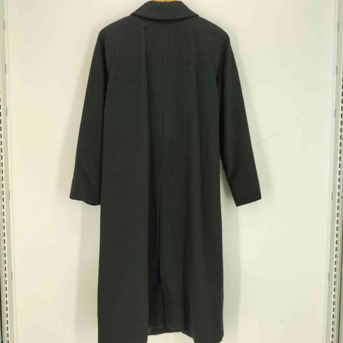 サンヨーコート SANYO COAT カシミア 比翼ボタン ロング ステンカラーコート レディース