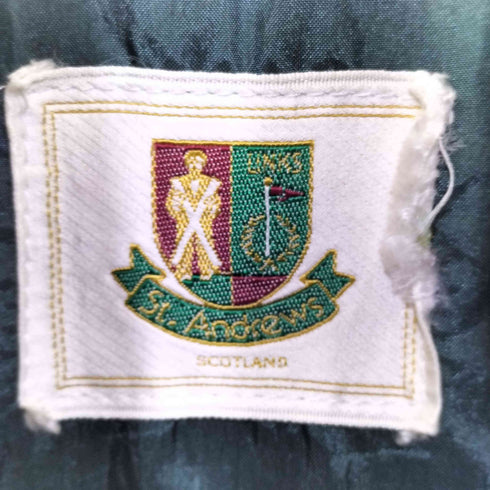 セントアンドリュース St. Andrews ワッペンロゴ ブルゾン メンズ