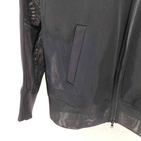 メゾンスペシャル MAISON SPECIAL 2way See-through Hoodie シースルーフーディ ジップアップパーカー レディース FREE
