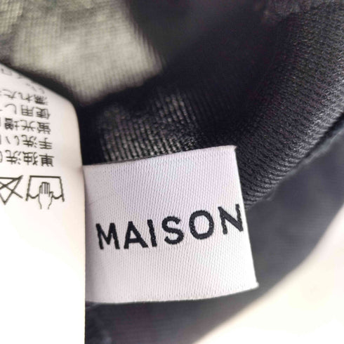 メゾンスペシャル MAISON SPECIAL 2way See-through Hoodie シースルーフーディ ジップアップパーカー レディース FREE