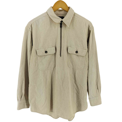 ジェイクルー J.CREW コーデュロイ ハーフジップ プルオーバーシャツ メンズ M