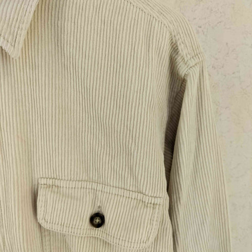 ジェイクルー J.CREW コーデュロイ ハーフジップ プルオーバーシャツ メンズ M