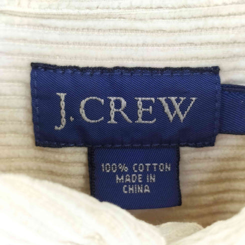 ジェイクルー J.CREW コーデュロイ ハーフジップ プルオーバーシャツ メンズ M