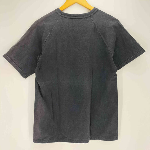 ハーレーダビッドソン HARLEY-DAVIDSON 90S USA製 旧タグ フェード フロントプリント ラグラン クルーネック S/S Tシャツ メンズ import:M