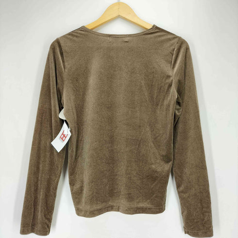 スローブイエナ SLOBE IENA 24aw ベロアトリコット プルオーバー レディース FREE