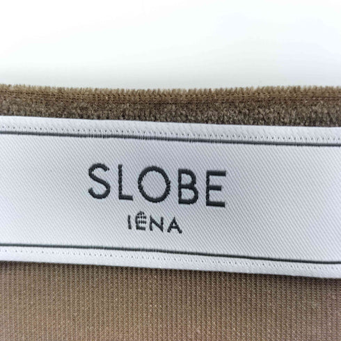 スローブイエナ SLOBE IENA 24aw ベロアトリコット プルオーバー レディース FREE
