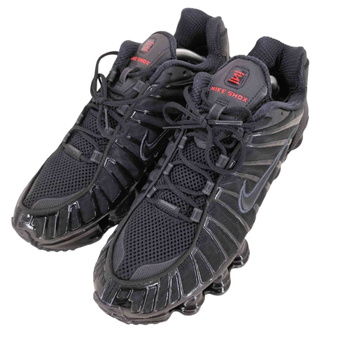 ナイキ NIKE SHOX TL BLACK/BLACK-MTLC HEMATITE-MAX ORANGE ショックス ローカットスニーカー メンズ 28