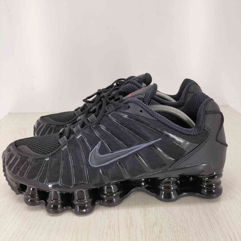 ナイキ NIKE SHOX TL BLACK/BLACK-MTLC HEMATITE-MAX ORANGE ショックス ローカットスニーカー メンズ 28