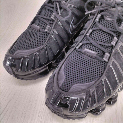 ナイキ NIKE SHOX TL BLACK/BLACK-MTLC HEMATITE-MAX ORANGE ショックス ローカットスニーカー メンズ 28
