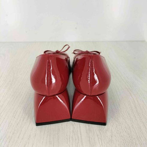 NODALETO ノダレト CALF PATENTO エナメル ヒールパンプス レディース 37