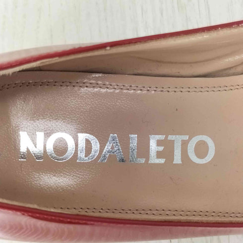NODALETO ノダレト CALF PATENTO エナメル ヒールパンプス レディース 37