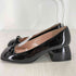NODALETO ノダレト CALF PATENTO エナメル ヒールパンプス レディース 37
