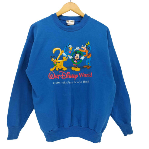 90-00S USA製 キャラクタープリント 2000年 記念 スウェット メンズ import:L