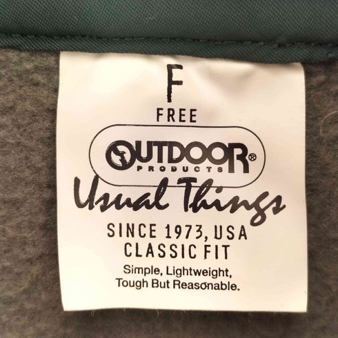 アウトドアプロダクツ OUTDOOR PRODUCTS 24aw Usual Things ORIGINAL フリース レディース FREE