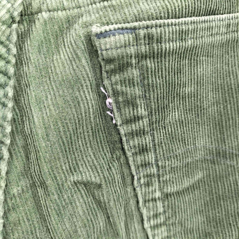 リーバイス Levis 90S 517-15 日本製 ボタン裏 J38 刻印 紙パッチ ジップフライ フレア 細畝 コーデュロイパンツ 96年製 Y2K メンズ W33 L34