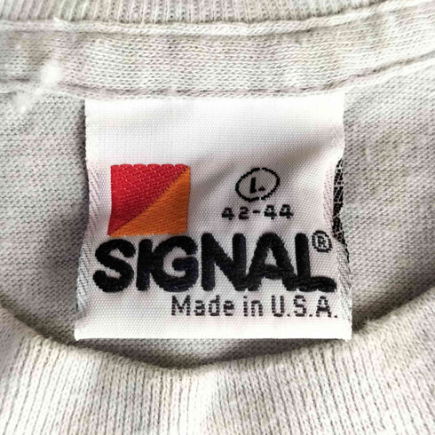 シグナル SIGNAL 90S USA製 アニマルプリント Tシャツ レディース import:L