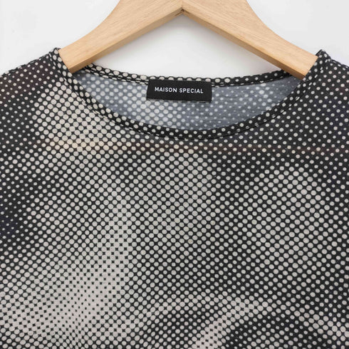 メゾンスペシャル MAISON SPECIAL 24AW Fruit Dot Print Tops フルーツドットプリントトップス レディース FREE