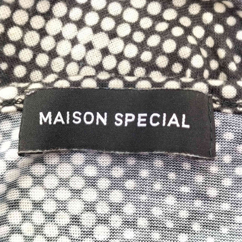 メゾンスペシャル MAISON SPECIAL 24AW Fruit Dot Print Tops フルーツドットプリントトップス レディース FREE