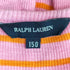 ラルフローレン RALPH LAUREN ポニー刺繍 フリル ボーダー ヘンリーネック カットソー レディース 150