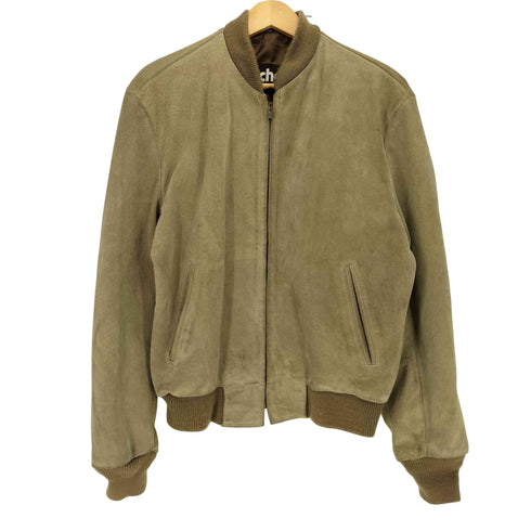 ショット Schott 80S USA製 IDEALジップ スエード レザー ジップアップ ボンバー ジャケット メンズ US:40