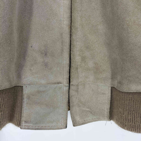 ショット Schott 80S USA製 IDEALジップ スエード レザー ジップアップ ボンバー ジャケット メンズ US:40