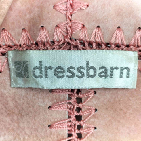 ドレスバーン DRESSBARN スティッチデザイン スエードジャケット レディース