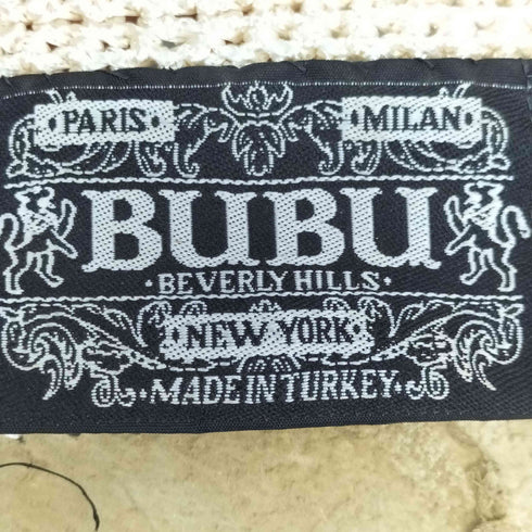 BUBU Beverly Hills スティッチデザイン レザージャケット レディース