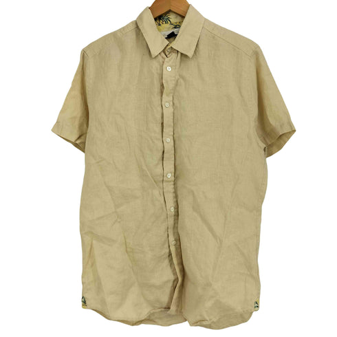 ジムトンプソン JIM THOMPSON リネン100 半袖シャツ メンズ import:M