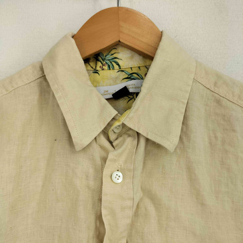 ジムトンプソン JIM THOMPSON リネン100 半袖シャツ メンズ import:M