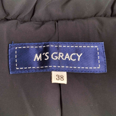 エムズグレイシー Ms GRACY レッキスファー ダウンコート レディース JPN:38
